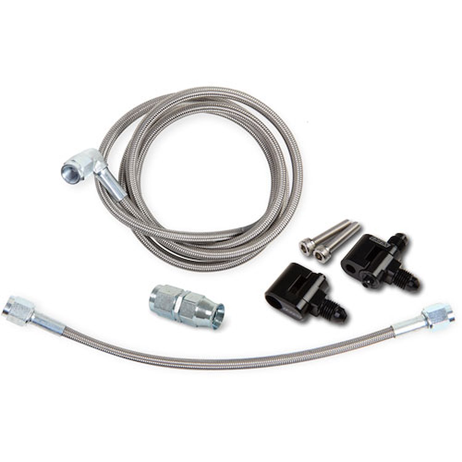 LS Steam Tube With Speed Flex Hose Front Kit -3 AN Hose