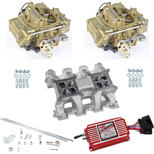 LS Dual Carburetor Intake Manifold Kit