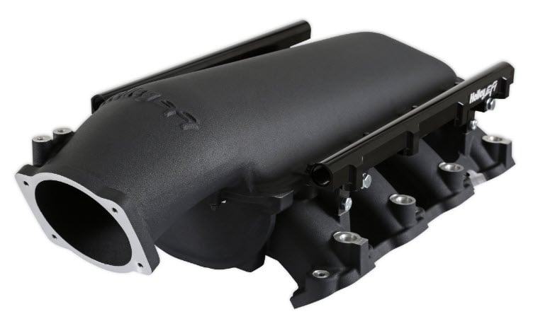 Lo-Ram Intake Manifold for Port Injected GM Gen V LT Engines (Black)