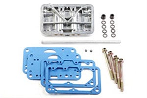 Metering Block Conversion Kit For 4160 carbs with side-hung fuel bowls