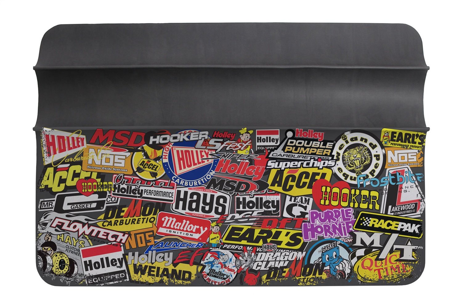 Sticker Bomb Fender Cover with Holley/MSD Brand Logos