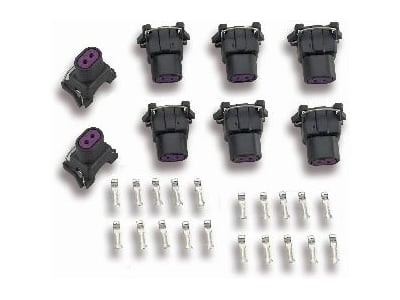Fuel Injector Connectors & Terminals For Holley Top-Feed Injectors