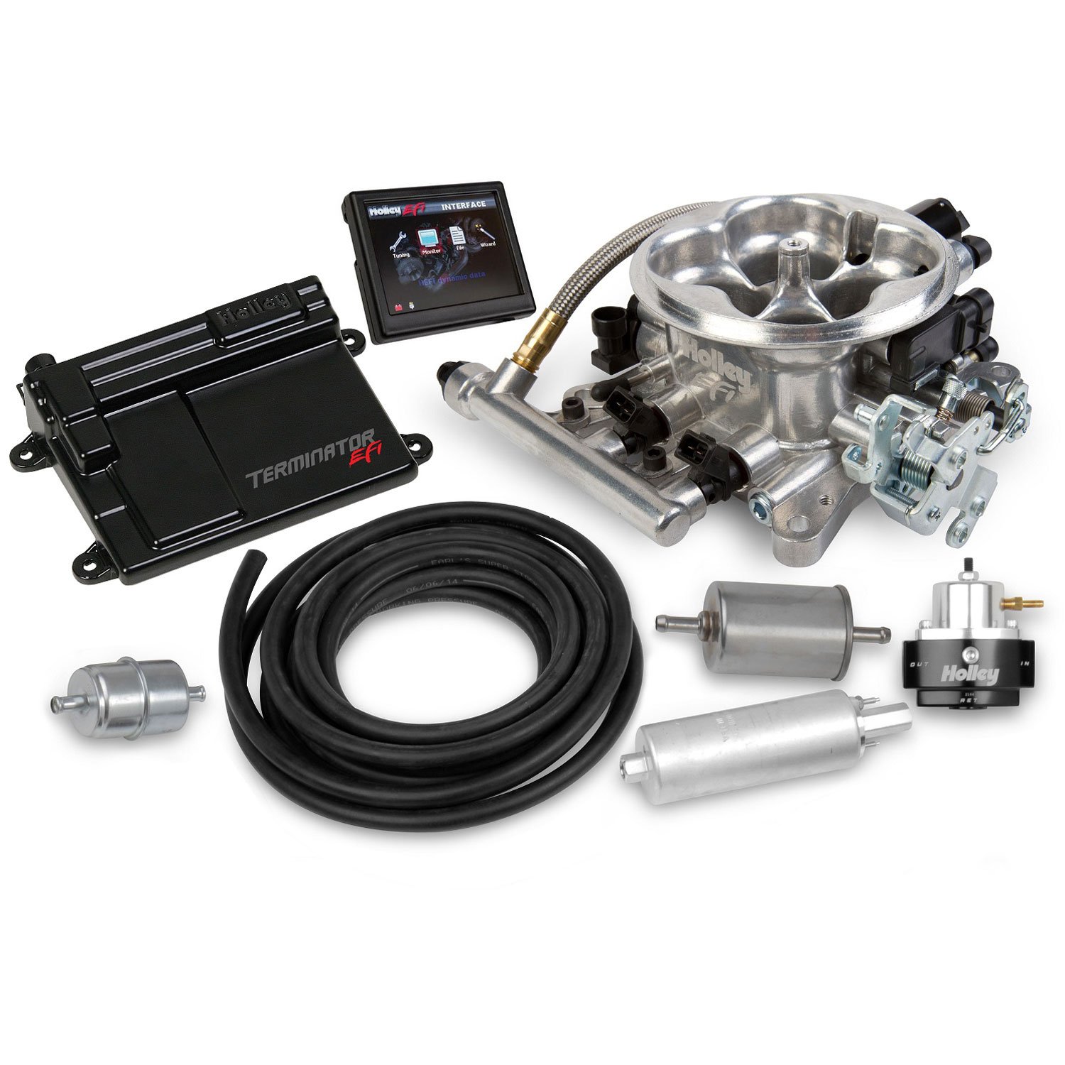 Terminator EFI 4bbl Throttle Body Fuel Injection System Kit
