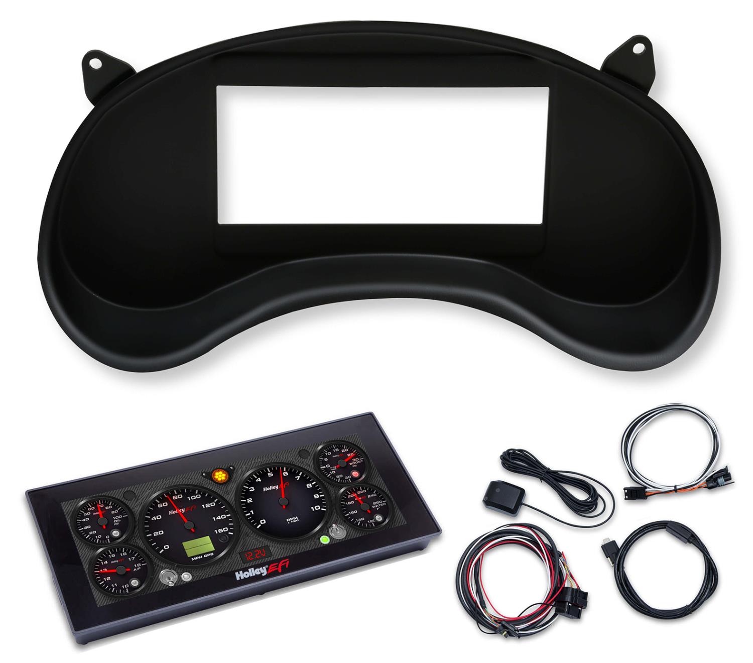 EFI Dash Bezel and 6.86 in. Pro Dash for 1998-2004 Chevy S-10/GMC Sonoma
