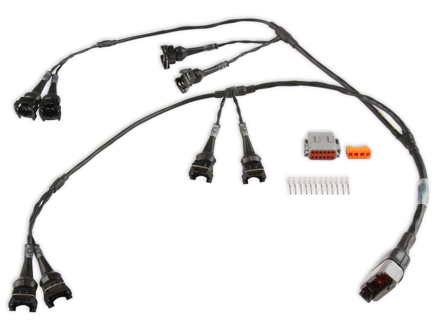 EFI HolleySport EV1 Milspec Injector Wiring Harness with Bosch Connectors