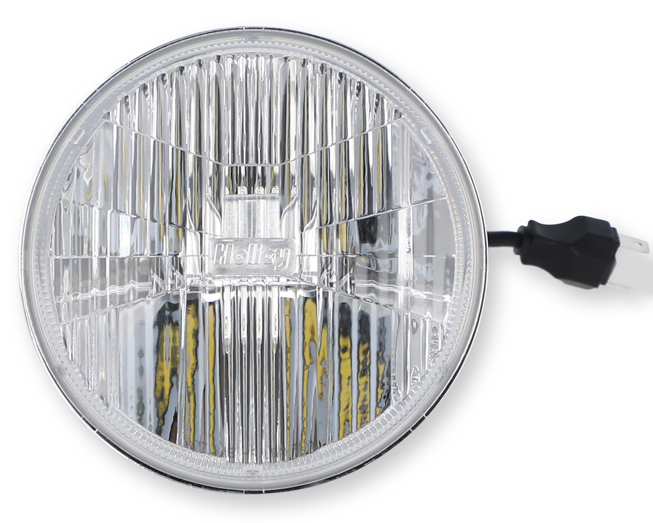 LFRB146 RetroBright LED 5 3/4 in. Round Headlight for Select 1957-1992 Vehicles [Modern White-High Beam Only]
