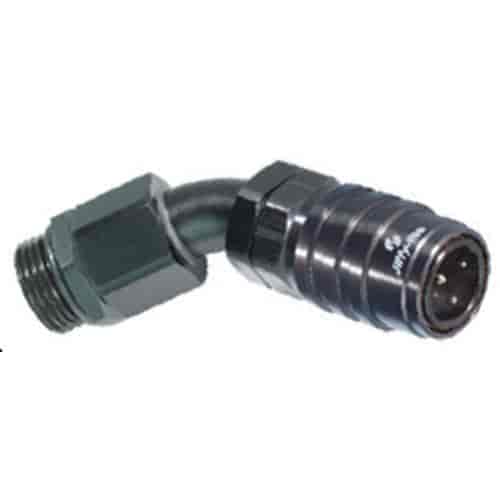 2000 Series Socket -6 AN 45° Male O-Ring