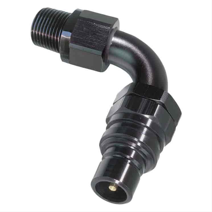 90DEG Elbow- Plug with 1/4IN. NPT Male- Valved EPDM Seals