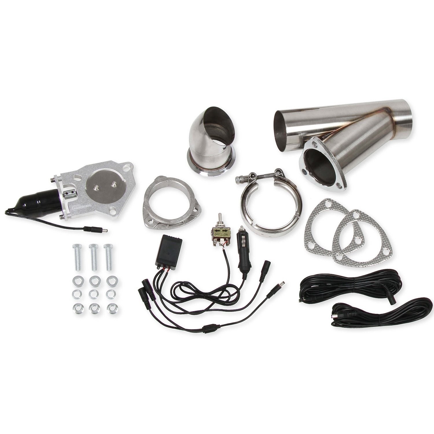 Street Tease Single Electric Exhaust Cut-Out Kit