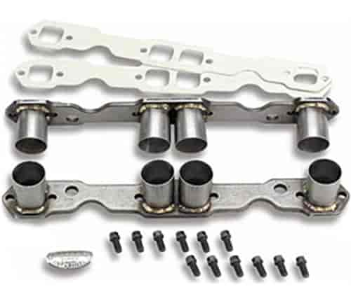 Header Flange Kit with Stubs Small Block Chevy