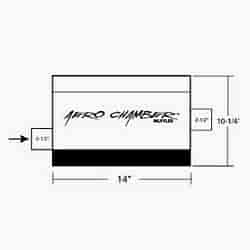 Aero Chamber Mufflers 2.5" Inlet
