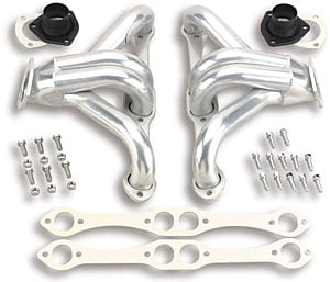 Super Competition Block Hugger Headers 265-400 Chevy Small Block V8 w/ Fast Burn Heads