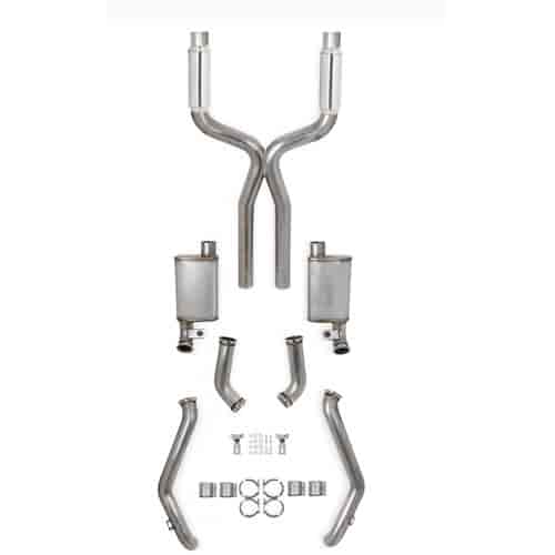Blackheart Header-Back Exhaust System 1967-69 GM F-Body With LS Swap