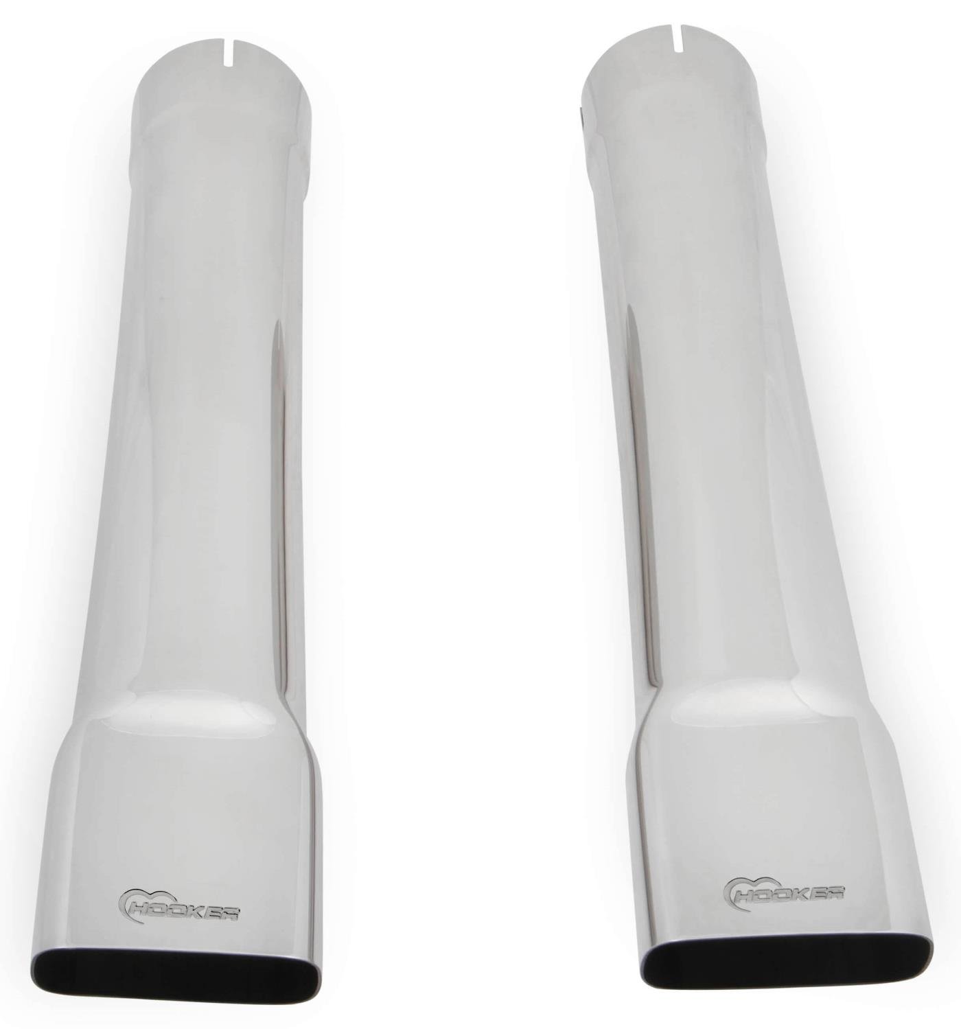 SuperBee-Style Exhaust Tip Set 3 in. Inlet [Polished Finish]
