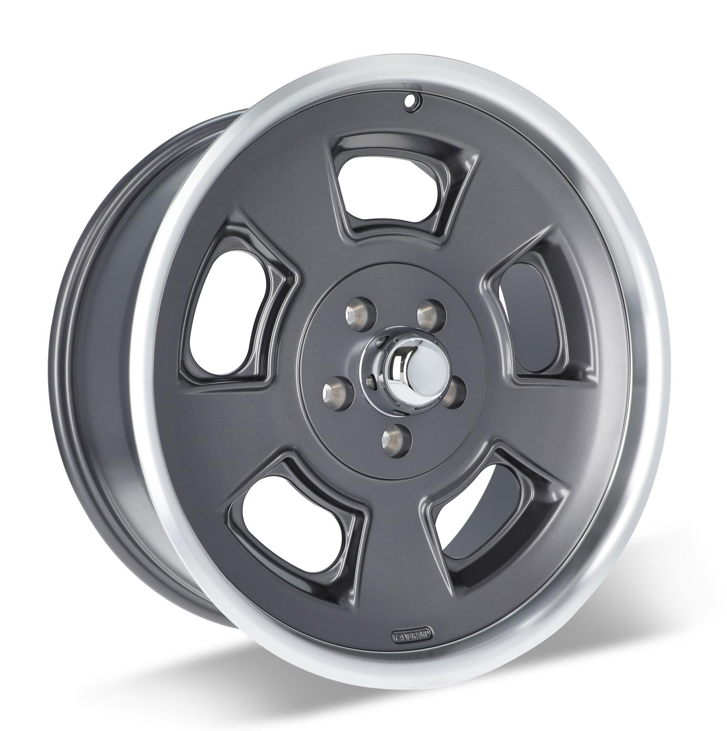 Sprint Front Wheel, Size: 20x8.5", Bolt Pattern: 5x5", Backspace: 5.25" [Anthracite with Machined Lip - Semi Gloss Clearcoat]