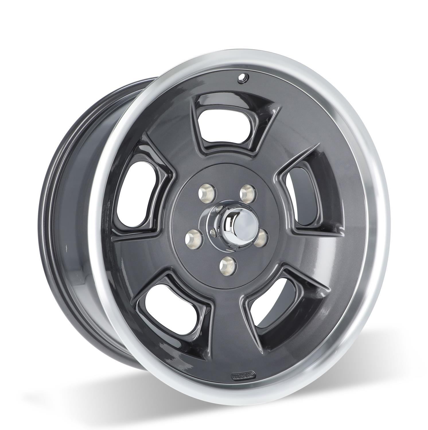Sprint Front Wheel, Size: 19x8.5", Bolt Pattern: 5x5", Backspace: 4.75" [Anthracite with Machined Lip - Gloss Clearcoat]