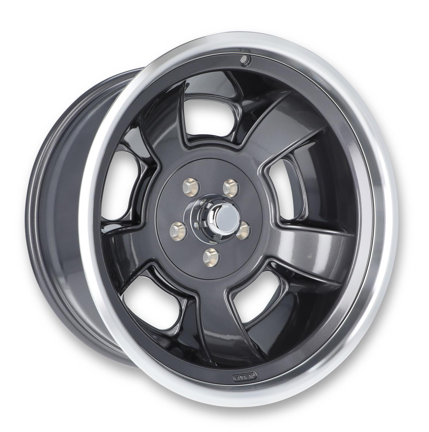Sprint Rear Wheel, Size: 20x10", Bolt Pattern: 5x5", Backspace: 4" [Anthracite with Machined Lip - Gloss Clearcoat]
