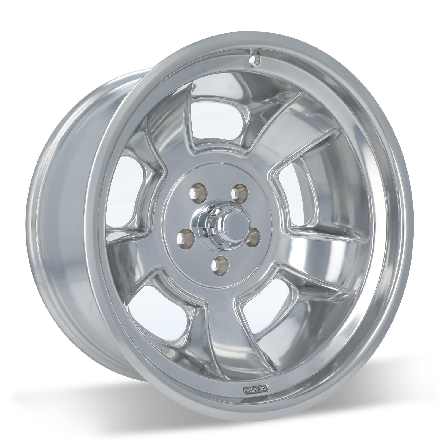 Sprint Rear Wheel, Size: 20x10", Bolt Pattern: 5x5", Backspace: 4" [Polished - Gloss Clearcoat]