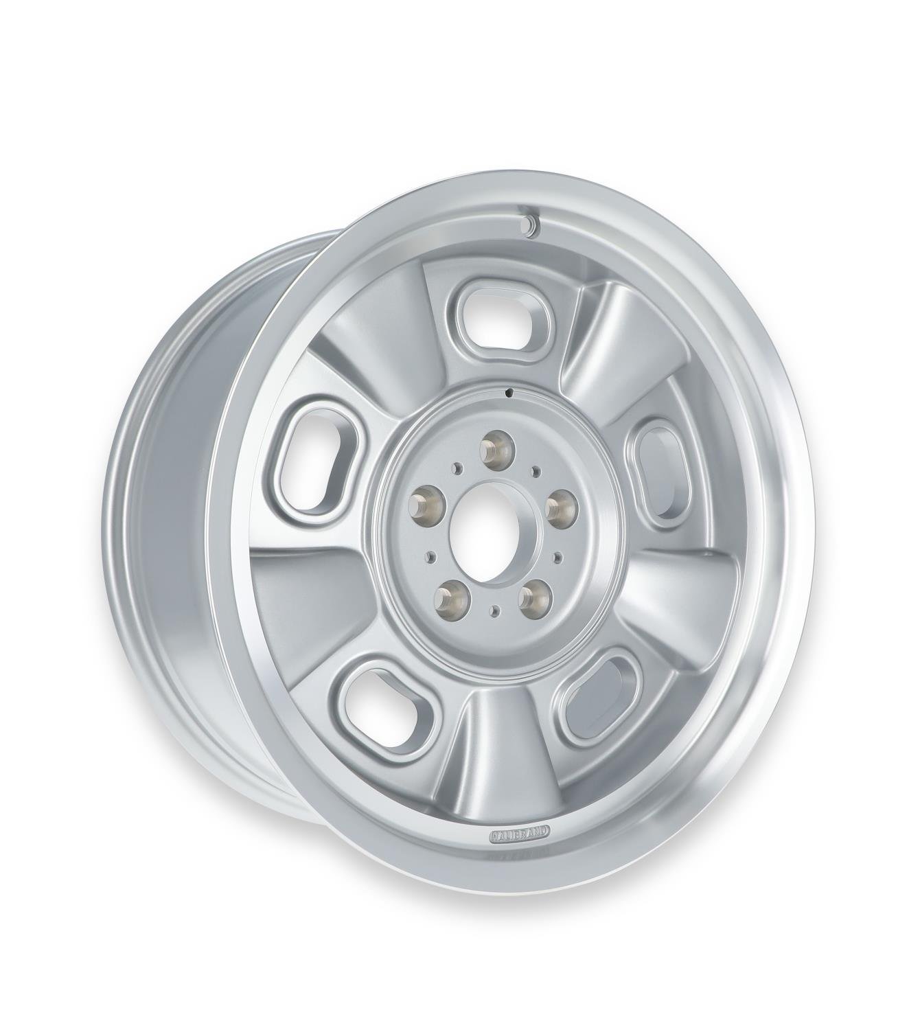 Indy Roadster Wheel, Size: 19x8.5", Bolt Pattern: 5x5", Backspace: 5.25" [Silver Machined - Semi Gloss Clearcoat]