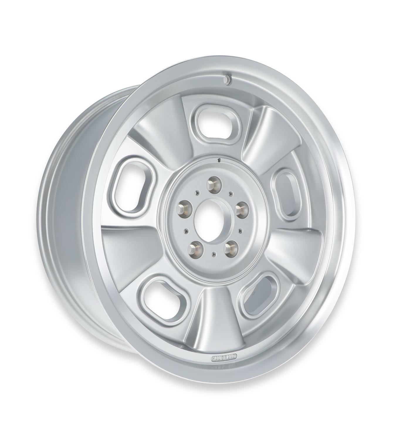 Indy Roadster Wheel, Size: 20x8.5", Bolt Pattern: 5x5", Backspace: 5.25" [Silver Machined - Semi Gloss Clearcoat]