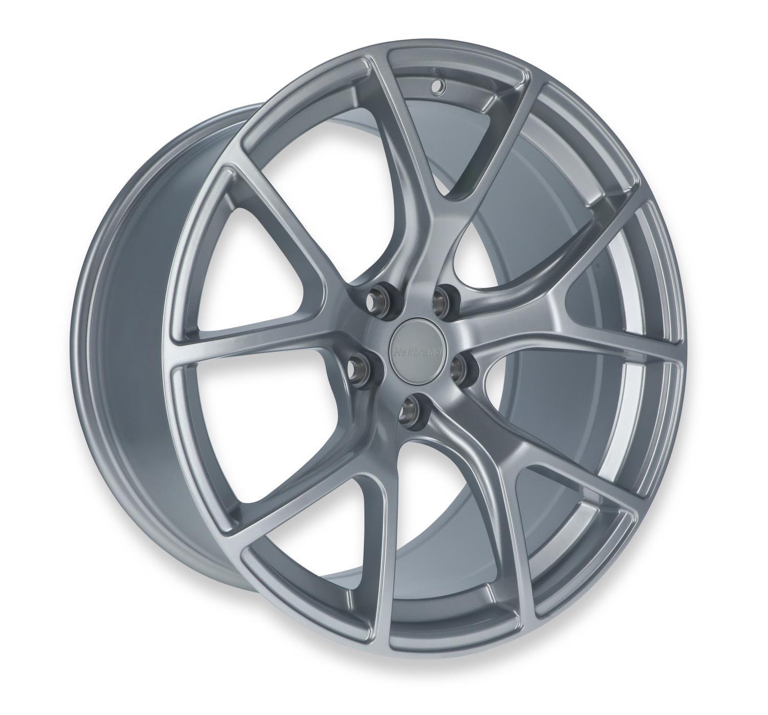 Split-Spoke Rear Wheel, Size: 20x10.5", Bolt Pattern: 5x115", Backspace: 6.73" [Gloss Silver]