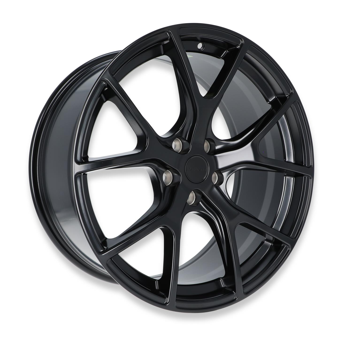 Split-Spoke Front Wheel, Size: 20x9.5", Bolt Pattern: 5x4.5", Backspace: 6.63" [Semi Gloss Black]