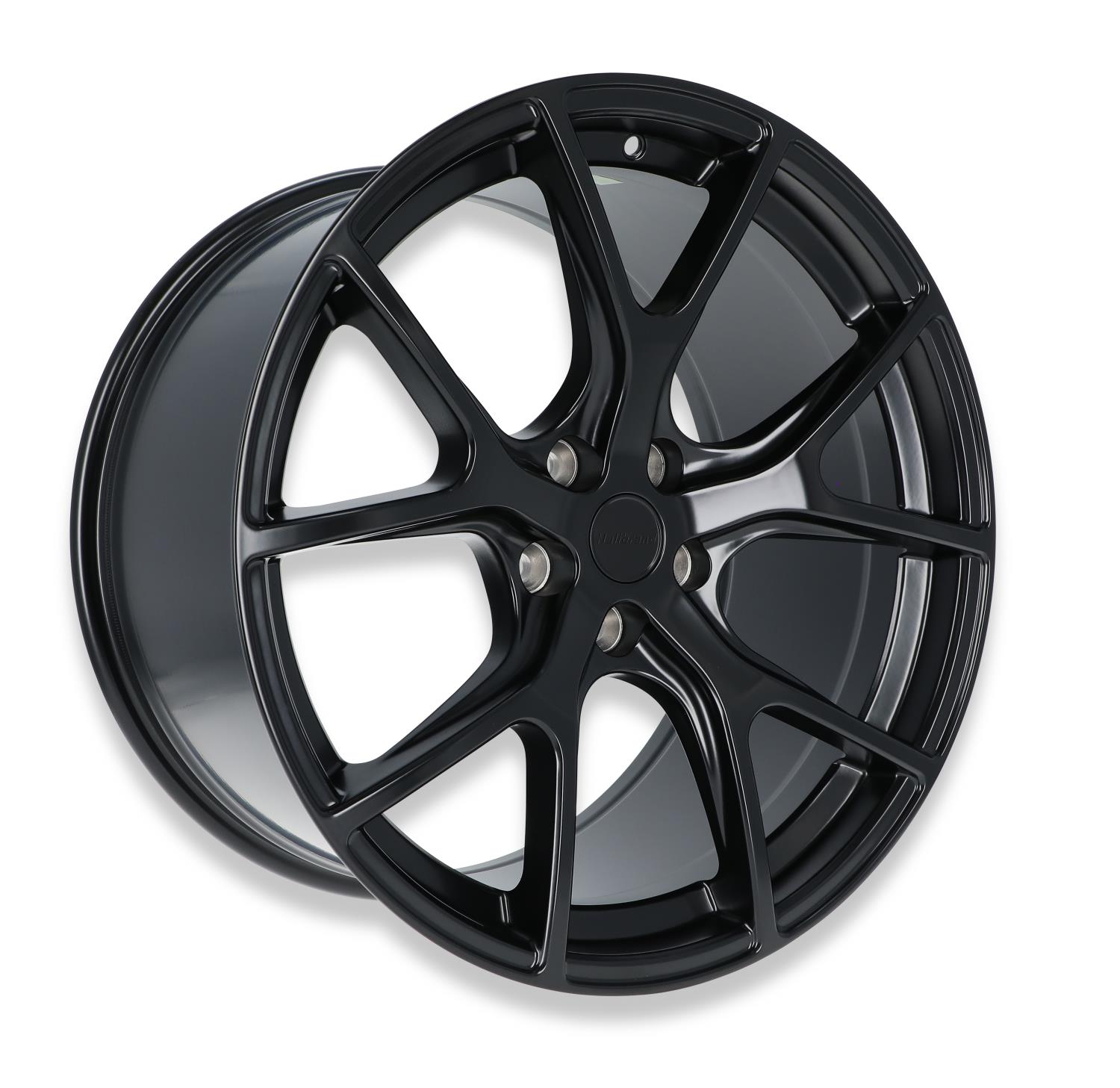Split-Spoke Rear Wheel, Size: 20x11", Bolt Pattern: 5x4.5", Backspace: 7.97" [Semi Gloss Black]