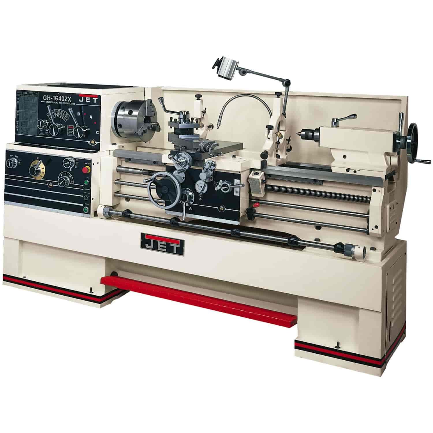 GH-1640ZX 3-1/8 Spindle Bore Geared Head Lathe