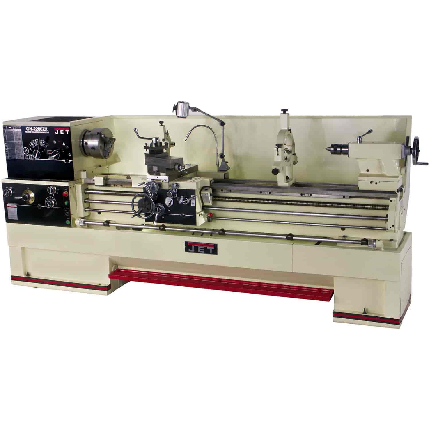 GH-2280ZX 3-1/8 Spindle Bore Geared Head Lathe