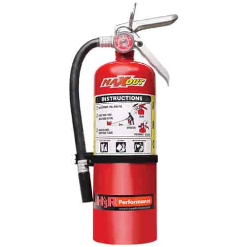 MaxOut Dry Chemical Fire Extinguisher Red 5-lb bottle