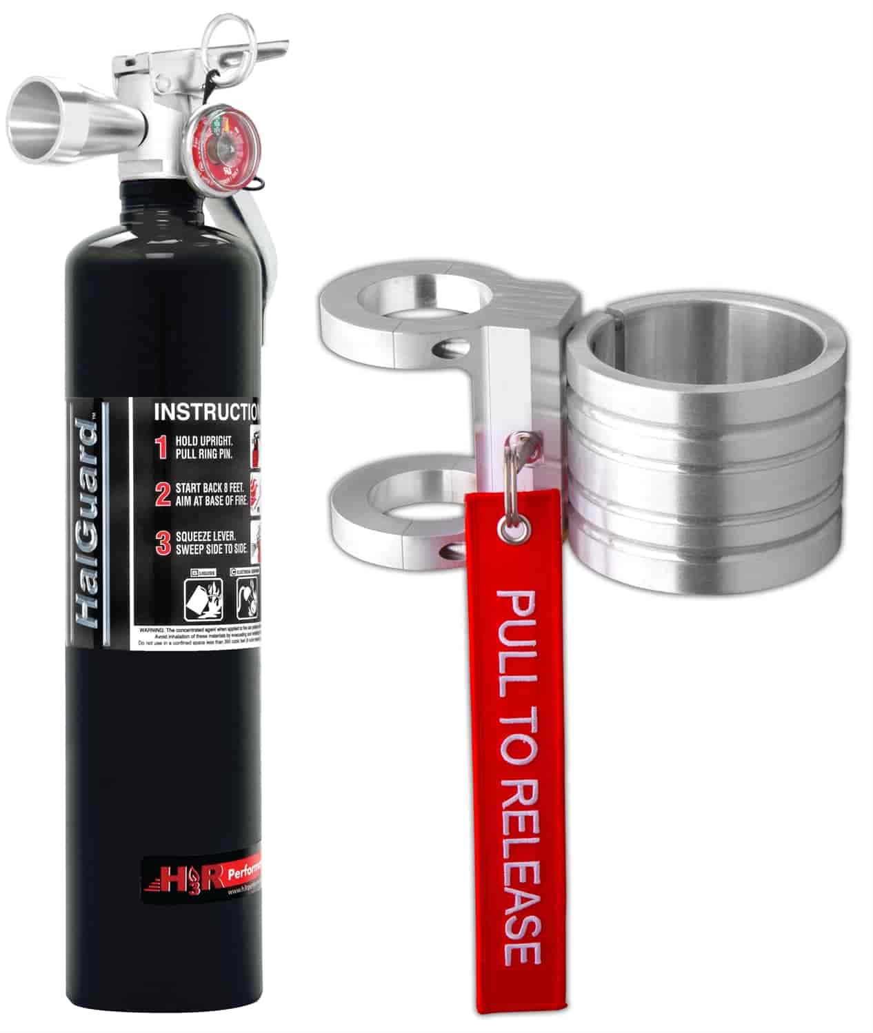 HalGuard Clean Agent Fire Extinguisher Black Kit