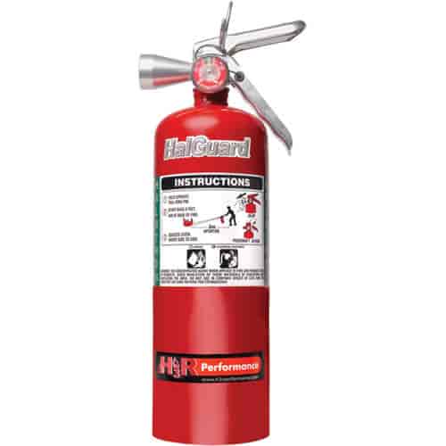 HalGuard Clean Agent Fire Extinguisher Red