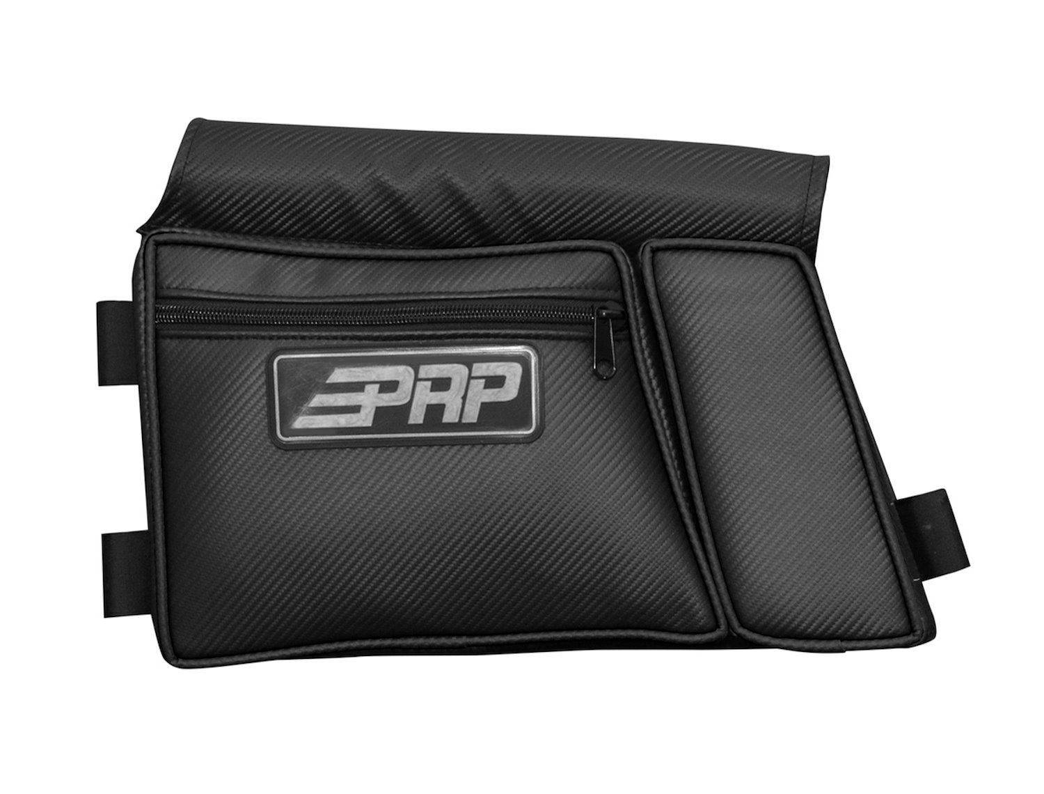 E38-210 Door Bag w/ Knee Pad, For PRP Steel Frame Doors, RZR Models [Front Driver Side; Black]