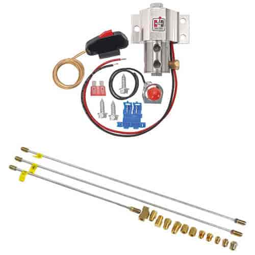 Hurst 174-5000 Universal Brake Line Lock Locks Launch Roll Control Solenoid Kit 