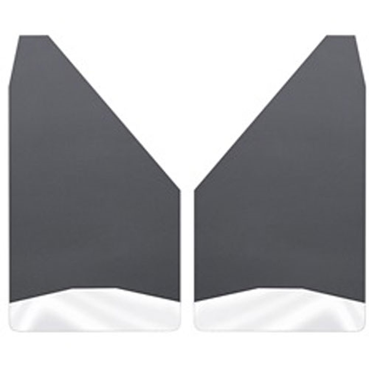Universal Mud Flaps 12 Wide - Stainless Steel Weight