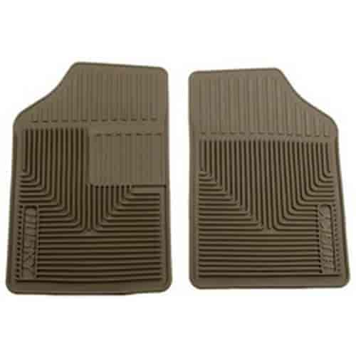 Tan Heavy Duty Front Floor Mats, Fits Various Vehicle Applications *While Supplies Last*