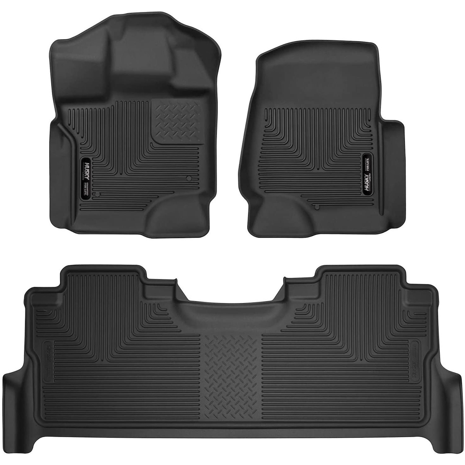 X-Act Contour Floor Liners for Ford F-250/F-350/F-450 Super Duty Crew Cab