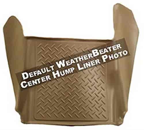 WeatherBeater Center Hump Floor Liner Tan w/Manual Transfer Case Shifter