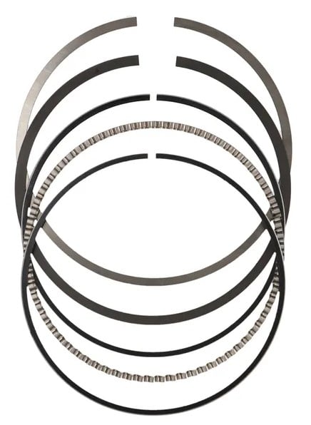 Low Tension Piston Ring Set for 1 Cylinder 4.390 in. Bore (111.51 mm) Top Ring 1/16 in. 2nd Ring 1/16 in. Oil Ring 3/16 in.