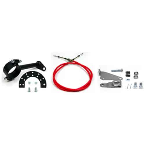 Cable Shift Linkage Kit For 2-1/4" Ford Stock Column Includes: