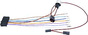Wiring Harness Adapter & 4-Way Flasher Kit 1955 Chevy Bel Air