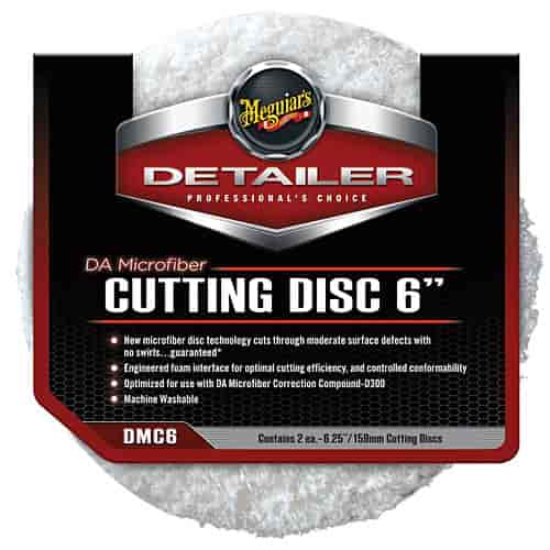 Dual Action Microfiber Cutting Discs 6" Dia.