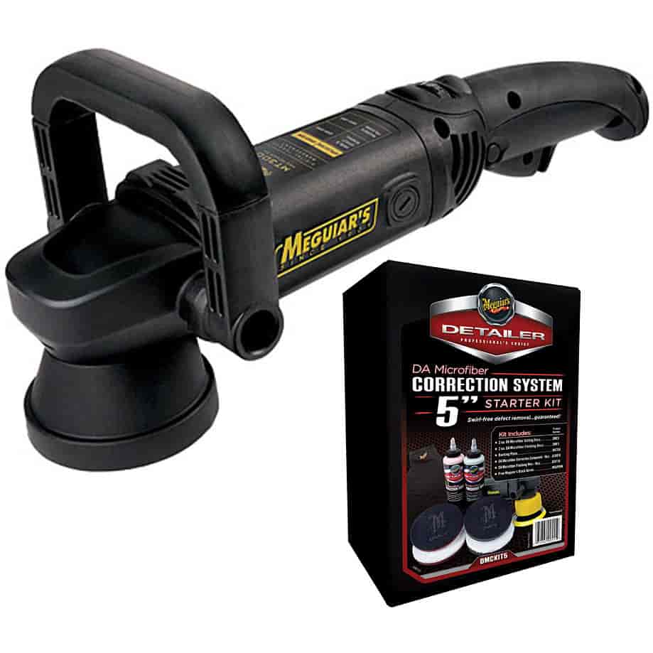 Dual Action Polisher & Microfiber Correction System Kit Includes Dual Action Polisher