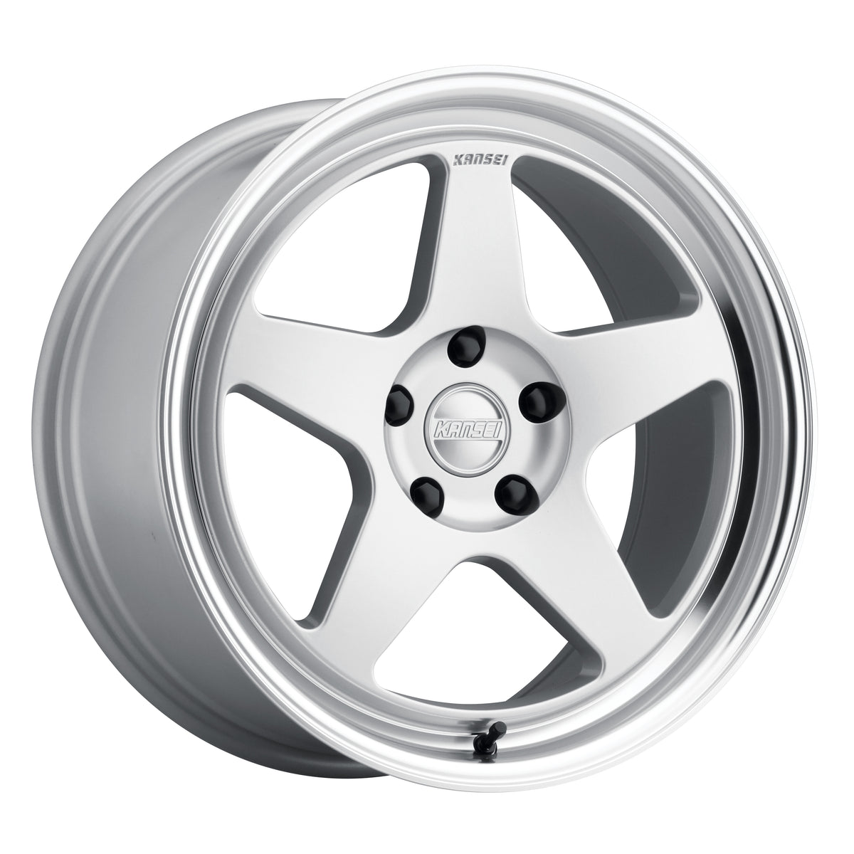 K12H KNP Wheel, Size: 18" x 8.50", Bolt Pattern: 5 x 120 mm, Backspace: 6.13" [Finish: Hyper Silver]