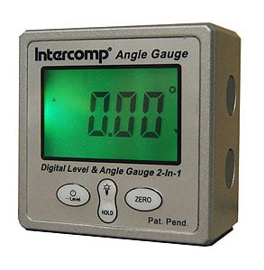Digital Angle Gauge Large LCD Display Magnetic Base & Sides