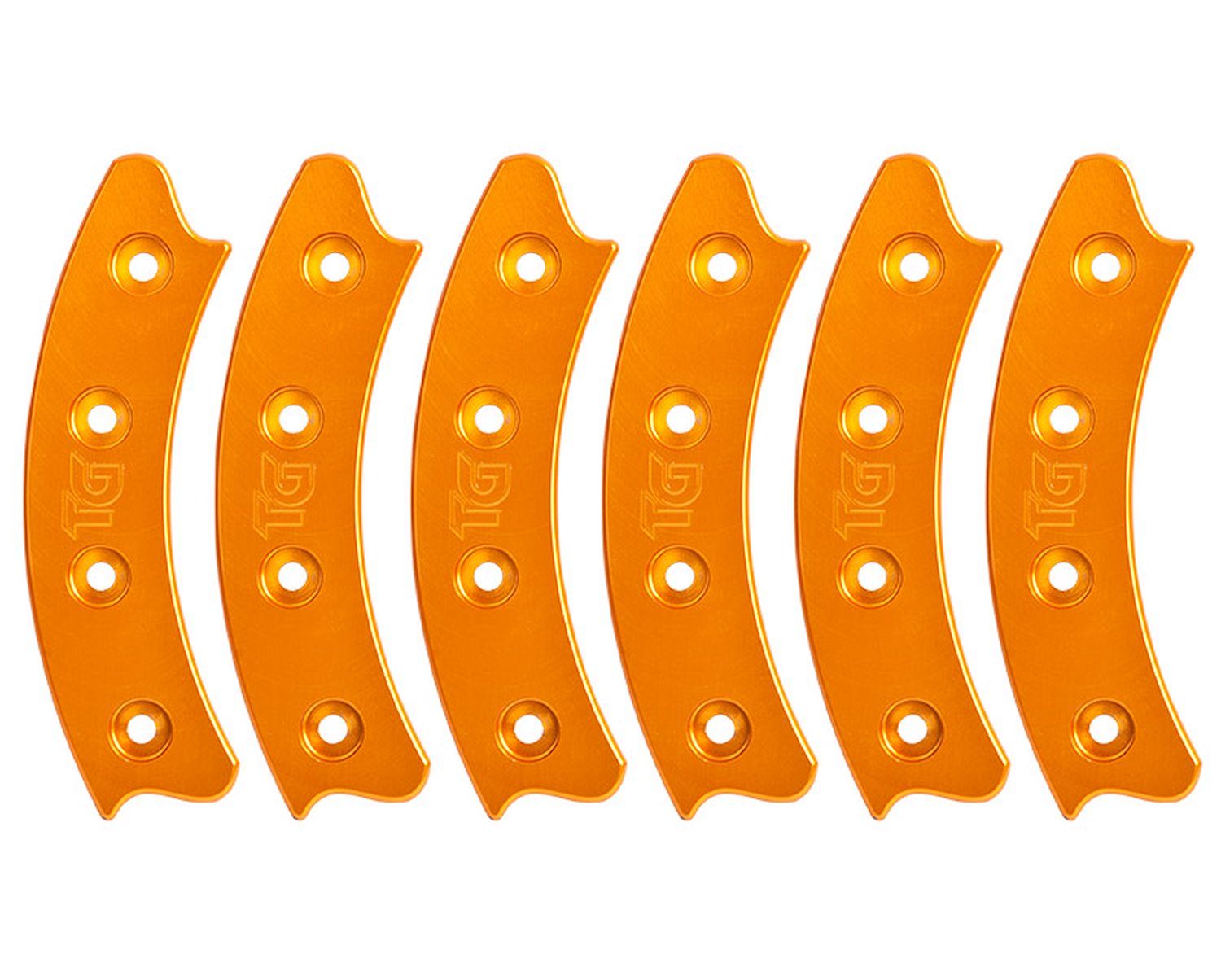 Beadlock Ring Segmented 17 Orange Set of 6