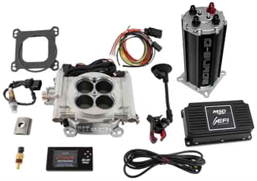 Go EFI-4 600 HP Throttle Body System Master Kit Includes: Single Pump G-Surge Tank & Ignition Box