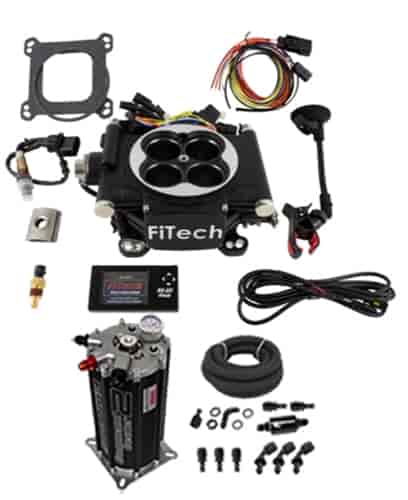 Go EFI-4 600 HP Throttle Body System Master Kit Includes: Fuel Command Center 2.0