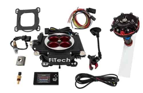 Go EFI-4 Power Adder 600 HP Throttle Body System Master Kit Includes: Hy-Fuel Single Pump In-Tank Retrofit Kit