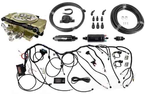 Retro LS Throttle Body System Master Kit Includes: Go EFI In-line Fuel Delivery Kit